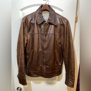 Banana Republic Men’s Brown Leather Jacket